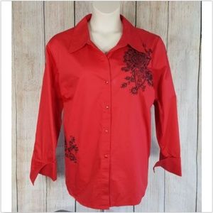 Victor Costa Occasion Embroidered Shirt